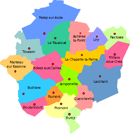 Sud 77 : Les 18 communes de La Chapelle-la-Reine et ses environs